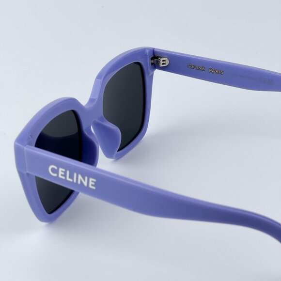Celine MONOCHROMS Women  BRAND NEW Sunglasses Lilac Grey Geometric CL40198F 78A - Picture 9 of 11